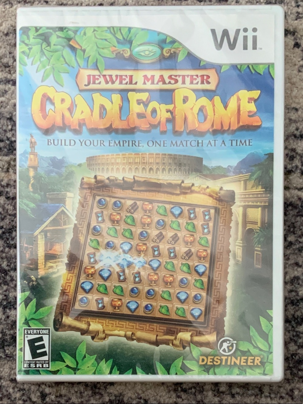 Jewel Master: Cradle of Rome for Wii - Green/Blue Artwork-NEW